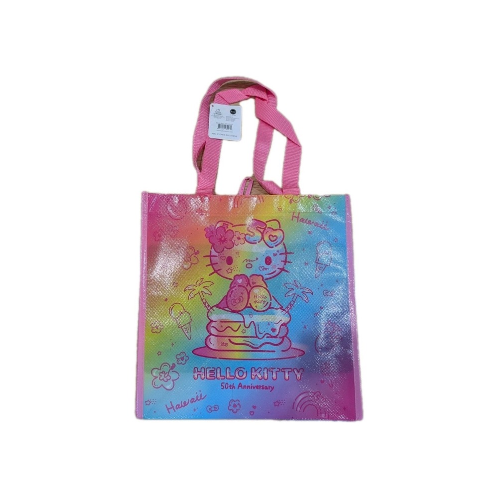 HAWAII Hello Kitty 50th Anniversary Limited Edition REUSABLE‎ SHOPPING BAG TOTE